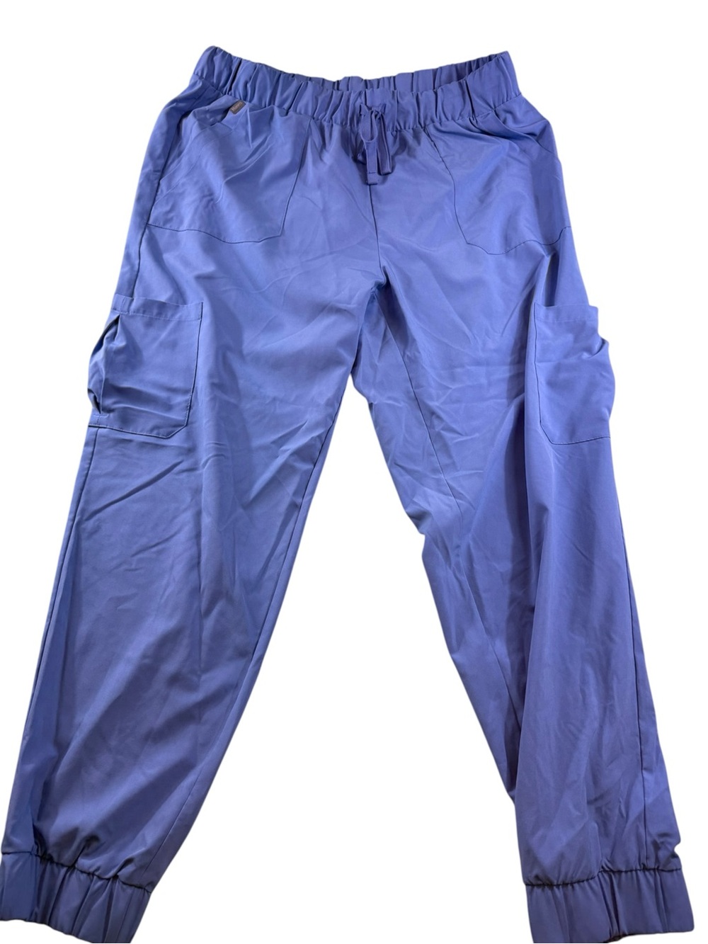 Women's Hanes comfort fit scrub Pants - light Blue size XL joggers